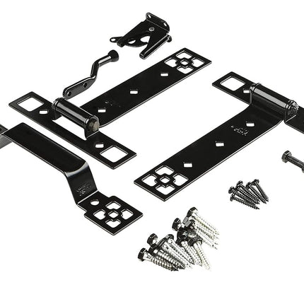 National Hardware N109-316 Craftsman Gate Kit, Black