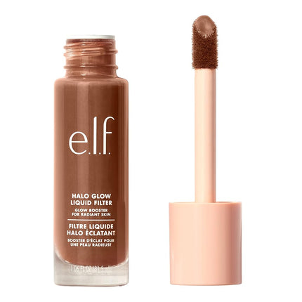 e.l.f. Halo Glow Liquid Filter Glow Booster RICH 8 Squalane Hyaluronic Acid Fills Pore