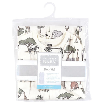 Hudson Baby Unisex Sleep Pod, 0-2 Months, Going on Safari, 0-2 Months