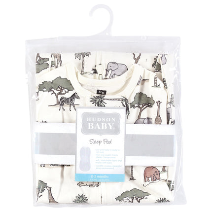 Hudson Baby Unisex Sleep Pod, 0-2 Months, Going on Safari, 0-2 Months