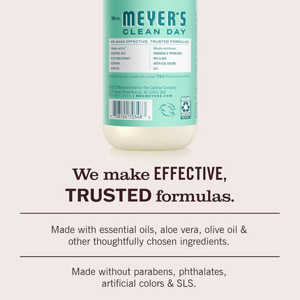 Mrs. Meyer's Clean Day Mint Hand Soap, 12.5 Fluid Ounce