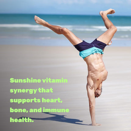 Sunshine Vitamin D - Vitamin D3 10000 IU, 360 Softgels, One Year Supply, Support Healthy Muscle, Bones, Teeth and Immune System - Extra Strength Vitamin D Supplements