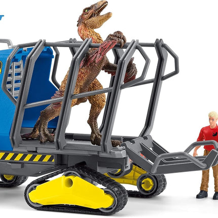 Schleich Dinosaurs - 5Pc Track Vehicle Playset - Kids Ages 4+ | 42604