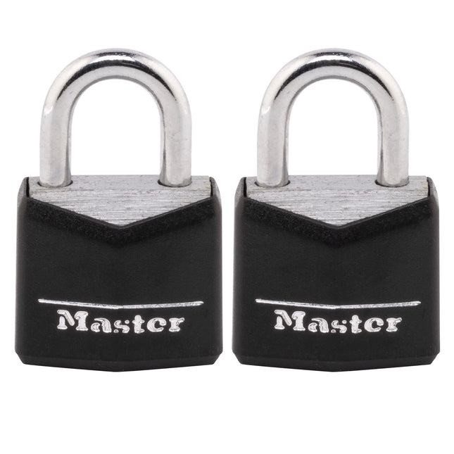 Master Lock 121T Padlock, Covered Aluminum Lock, B