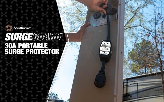 Southwire Surge Guard 44261 Entry Level 30 Amp Portable RV Surge Protector