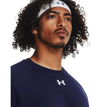 Under Armour Men's UA Rival Fleece Crew Shirt Midnight Navy