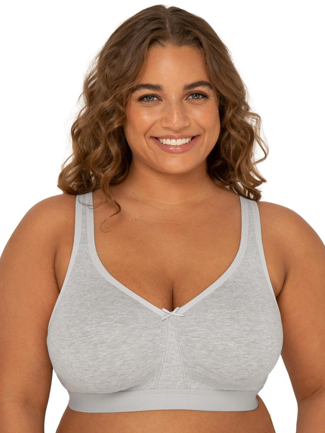 Fruit of the Loom Women's Plus-Size Wireless Cotto
