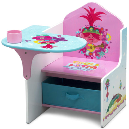 Delta Children Chair Desk with Storage Bin, Trolls
