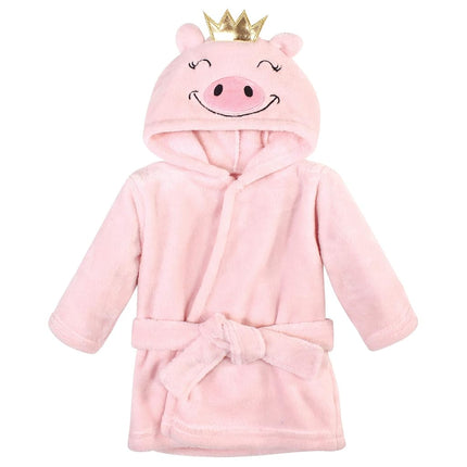 Hudson Baby Unisex Baby Plush Animal Face Bathrobe