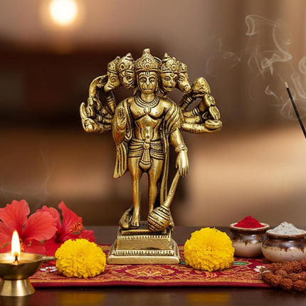 eSplanade Brass Panchmukhi Hanuman Anjaneya Pavan 