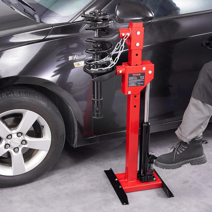 VEVOR Strut Spring Compressor, 4.5 Ton/9920 LBS Hydraulic Jack Capacity, 1 Ton Rated Compression Force, Auto Struts Coil Spring Compressor Tool, Hydraulic Springs Compressors for Strut Spring Removing