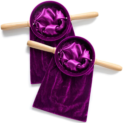 Tioncy Set of 2 Church Tithe Offering Bags with Wo
