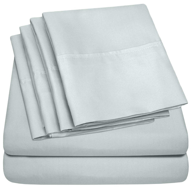 Sweet Home Collection 6 Piece Bed Sheets 1500 Thre