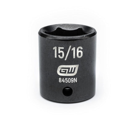 GearWrench 84932N 1/2 Drive SAE Impact Socket Set (19 Piece)