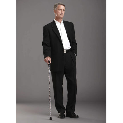 Switch Stick Adjustable Folding Walking Stick - Storm Design