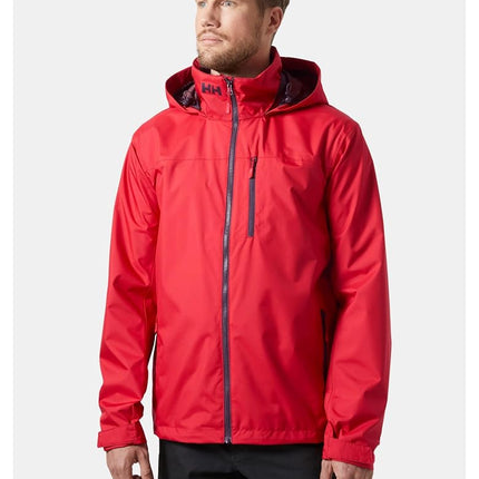 Helly-Hansen Men's Crew Hooded Jacket 2.0, 162 Red, X-Large