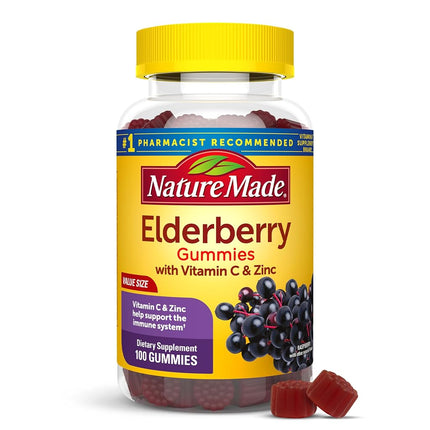 Nature Made Elderberry with Vitamin C and Zinc, Di
