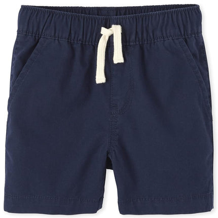 The Children's Place Baby Single and Toddler Boys Pull on Jogger Shorts, Tidal Single, 18-24 Months