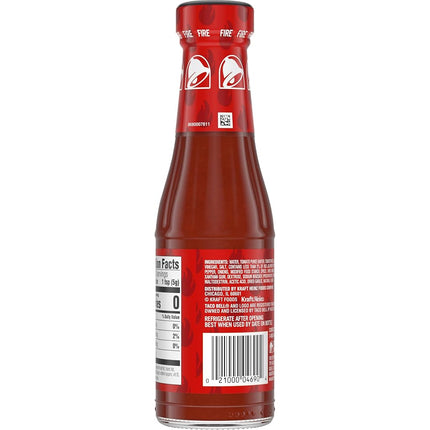 Taco Bell Sauce,fire, 7.5 Ounce Bottle (Pack of 3) by Taco Bell