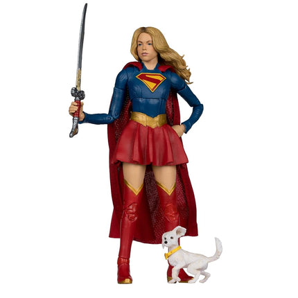 McFarlane DC Multiverse Supergirl and Baby Krypto (Supergirl Movie) 7in Action Figure (Deluxe Theatrical Edition) Toys