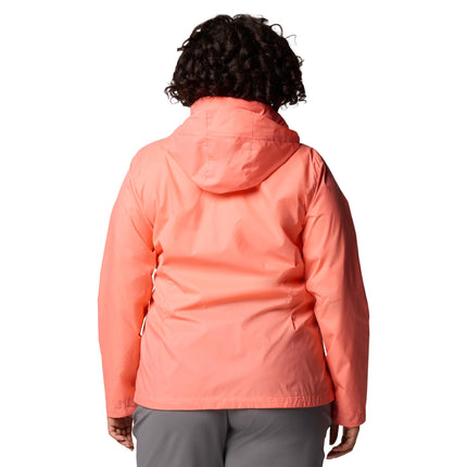 Columbia Women's Switchback 4 Jacket, Waterproof Rain Jacket, Alpenglow, M