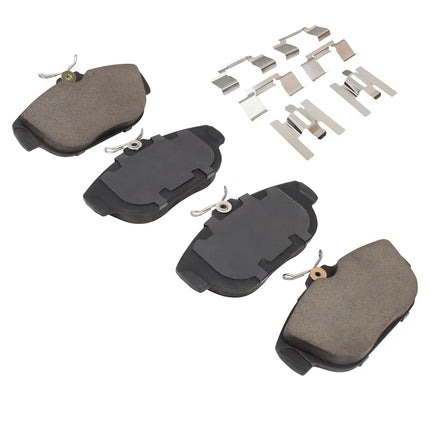 QUALITY-BUILT Premium Semi-Met Front Brake Pads w/Hardware BP0542M