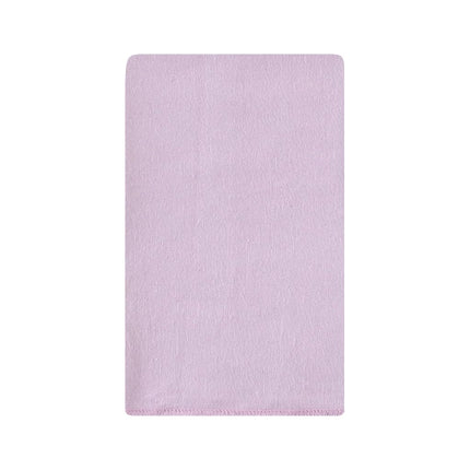 Hudson Baby Unisex Baby Cotton Flannel Burp Cloths, Purple Dainty Floral 10 Pack, One Size
