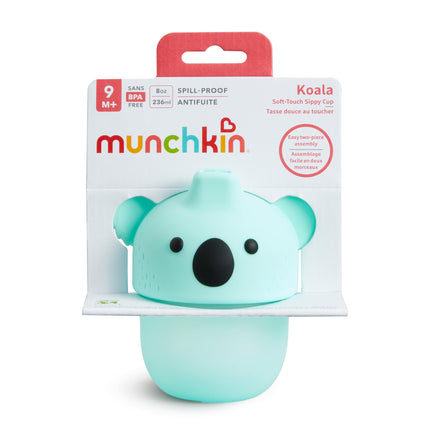 Vaso antiderrame con boquilla de silicona Munchkin Soft-Touch, 236 ml, Koala