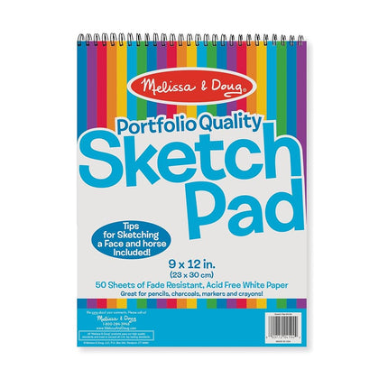 Melissa & Doug 4194 Sketch Pad (9) (-) Arts & Crafts, Multi-Color, Qty. 1