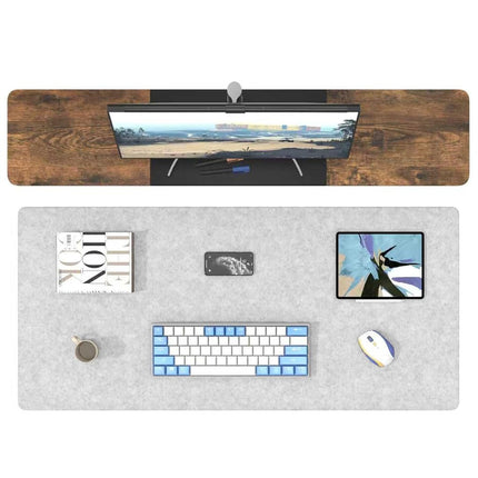 Non-Slip Extra Large Felt Desk Mat, 40''x16''(100X40cm) Full Felt Mouse Pad, Desk Mat for Desktop,Computer Mat for Desk…