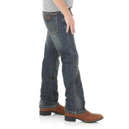 Wrangler Boys' Retro Slim Fit Straight Leg Jean, Bozeman, 6 Reg