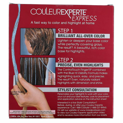 L'Oréal Paris Couleur Experte Hair Color + Hair Highlights, Medium Iridescent Blonde - Ice
