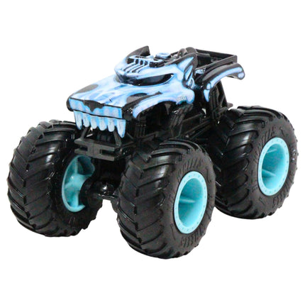Monster Trucks Hotweiler avec voiture Connect and Crash 72/75 (échelle 1:64)