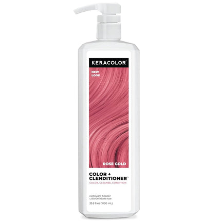 Keracolor Color Plus Clenditioner, Rose Gold, 1 L