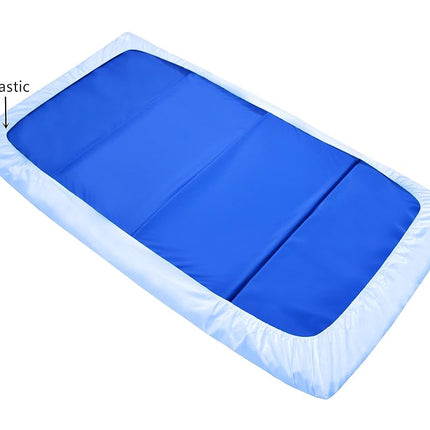 American Baby Company Drap de crèche Percale 100 % Coton, 10 Pièces, Bleu, 24" x 48" x 4"