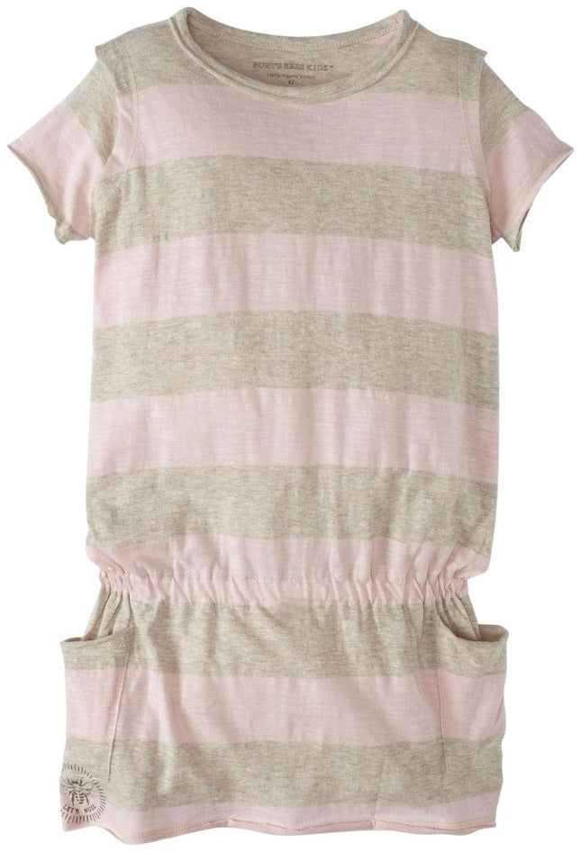 Burt's Bees Baby Little Girls' Rugby Pocket Dress 