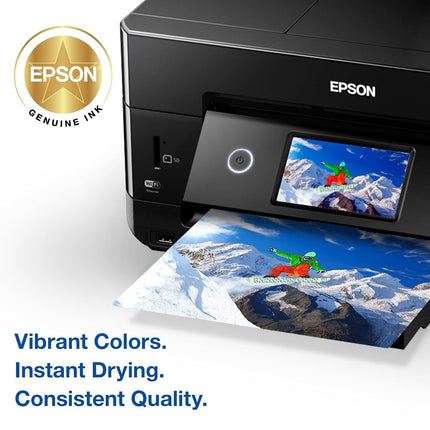 Epson 410XL Claria Premium High-Capacity Photo Black Pigment Ink Cartridge with Sensormatic for XP-530, XP-630 & XP-830 Printers