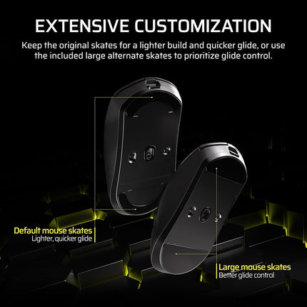 Corsair SABRE v2 PRO Wireless MG FPS Gaming Mouse – 33,000 DPI MARKSMAN S Sensor, 8,000Hz Hyper-Polling, Durable Magnesium, Lightweight, Up to 120hr Battery – Black