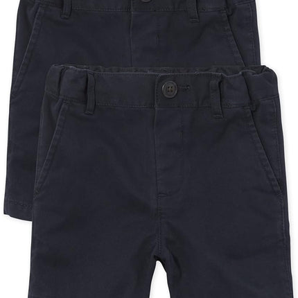 The Children's Place Baby Boys and Toddler Boys Chino Shorts, New Navy, 12-18 MONTHS