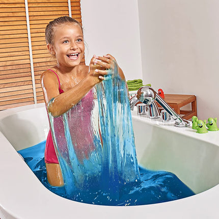 ZIMPLI - 3 x Slime Baff Bundle, Red, Green & Blue, Turns water into gooey slime, Birthday toys for boys & girls, Great Fun in Paddling pools, Certified Biodegradable