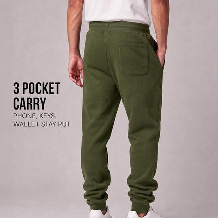 Southpole Men's Basic Active Fleece Jogger Pants-Regular and Big & Tall Sizes, Ov, XXL