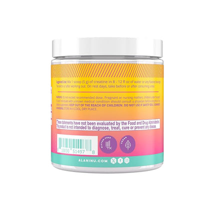 Alani Nu Creatine Monohydrate Powder 150 Grams (5.29 oz), Unflavored | Pure | Micronized Creatine Powder | No Sugar, No Gluten, No Artificial Colors or Flavors | 30 Servings