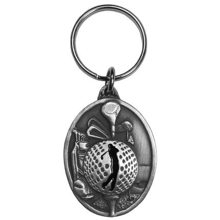 Siskiyou Automotive Metal Key Chain Golf Enameled 