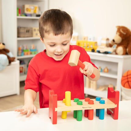 Melissa & Doug Pound-a-Peg | Developmental Toy | Motor Skills | Problem Solving | 2+ | Gift for Boy or Girl