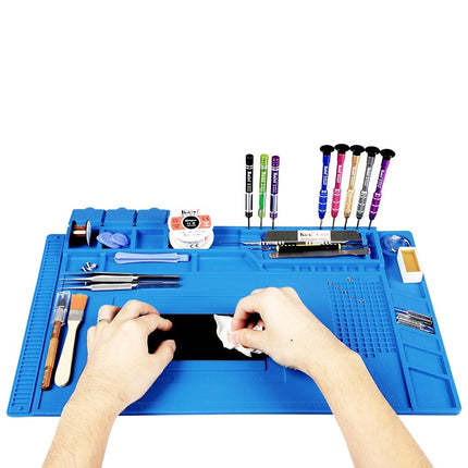 Kaisi Heat Insulation Silicone Repair Mat with Sca