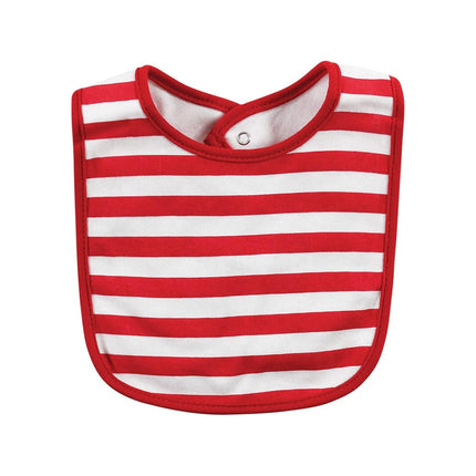Hudson Baby Unisex Baby Cotton Bibs, Pirate Shark, One Size