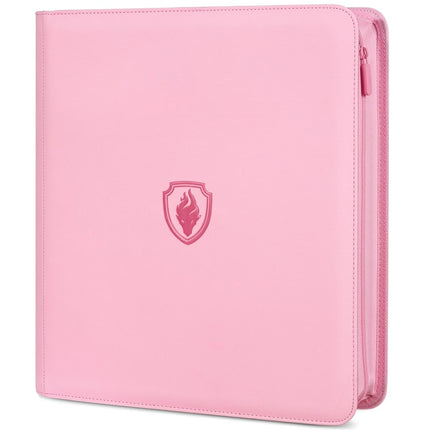 Premium Zip Card Binder 12 Pocket, Fabmaker 912 Po