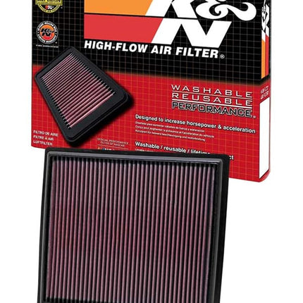 K&N Engine Air Filter: High Performance, Premium, Washable, Panel Filter: 2008-2017 (Regal, LaCrosse, LaCrosse II, LaCrosse III, Regal II, Malibu, 950), 33-2442