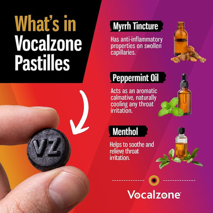VocalZone Throat Pastilles (24 x 3) Multipack Offer