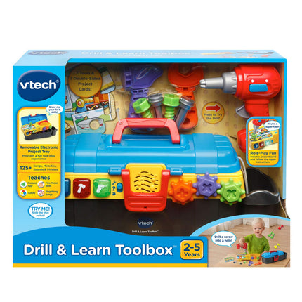Caja de herramientas de taladro y aprendizaje VTech